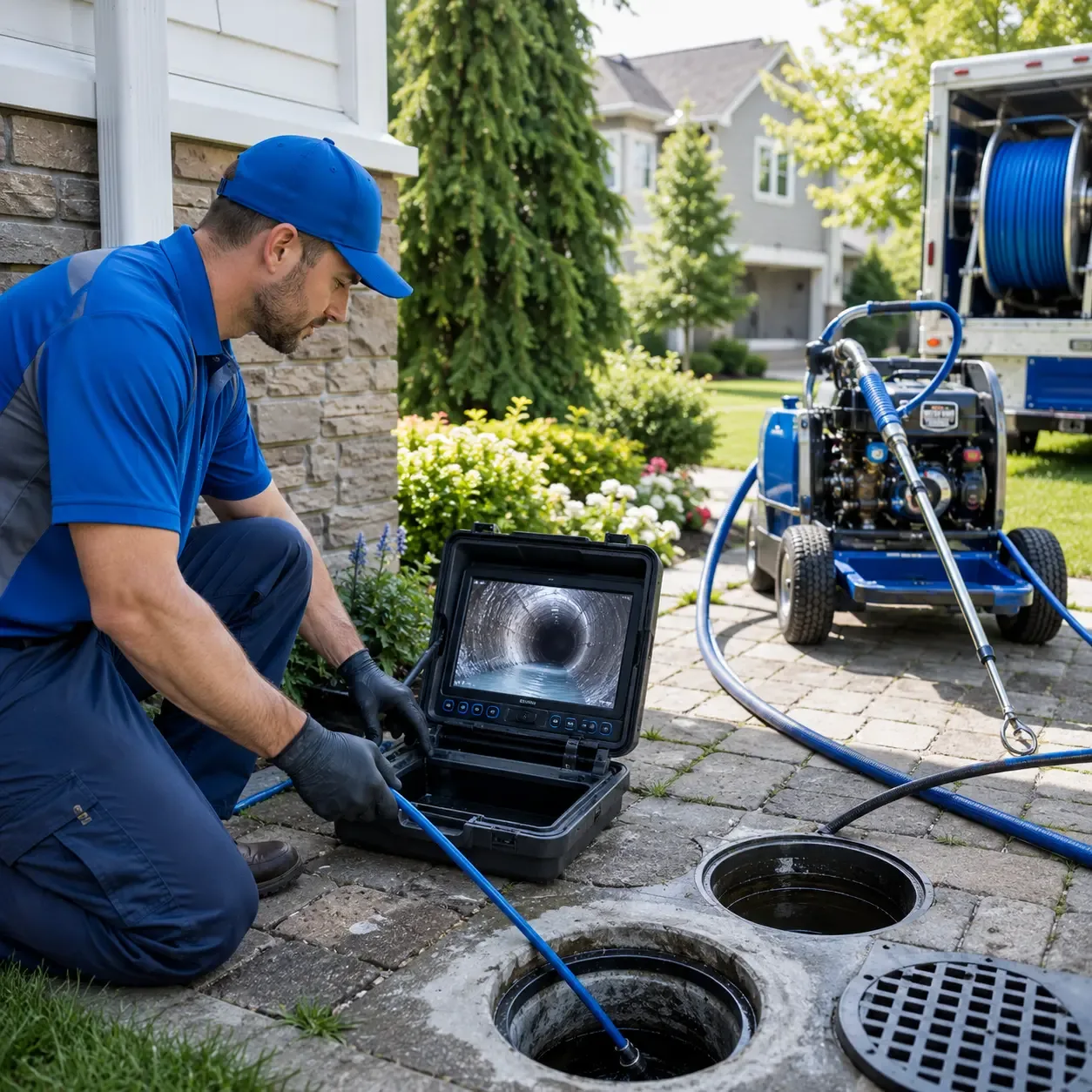 Outdoor drain cleaning professionals serving Baxter Springs, KS